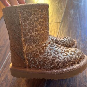 Cheetah Uggs toddler size 9